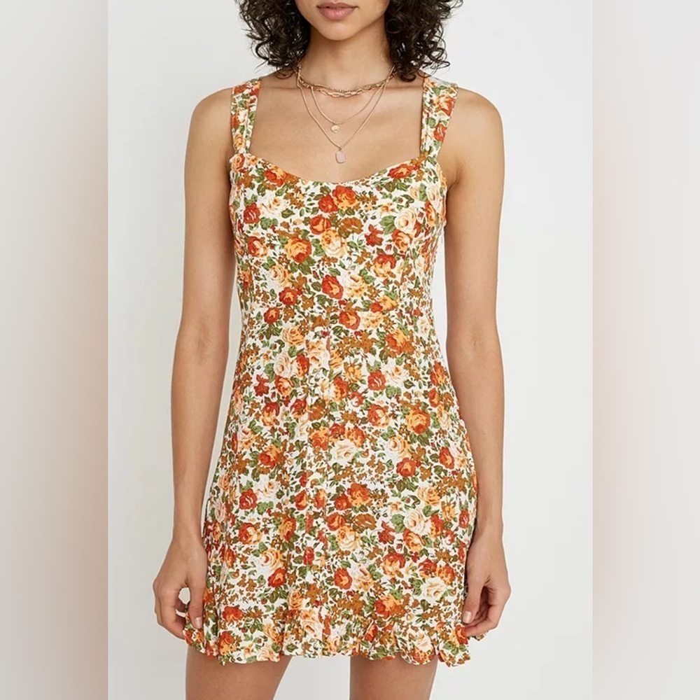 Faithfull The Brand Loulou Floral Mini Dress 4